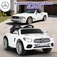 thumbnail image 3 of OLAKIDS 12V Electric Kids Ride On Car, Licensed Mercedes Benz SL500 Toy Car with Remote Control, MP3 Plug, USB, 2 Speeds, LED Lights, Battery Powered Toy Vehicle for Toddler Children, 3 of 10