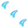 thumbnail image 2 of kurtrusly Anti Slip Eyeglass Ear hook Silicone Lightweight Eyeglasses Grip Light Blue 3Set, 2 of 6