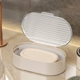 thumbnail image 2 of Feltree Flip-Top Travel Soap Case with Ventilation System, Splash-Proof Bathroom Organizer for Gym Bag, Compact Design with Quick-Drain Base, 2 of 7