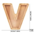 thumbnail image 3 of WRKEKC Clearance Personalized Wooden Name Money Box Wooden Deposit Box Twenty Six English Letters, 3 of 5