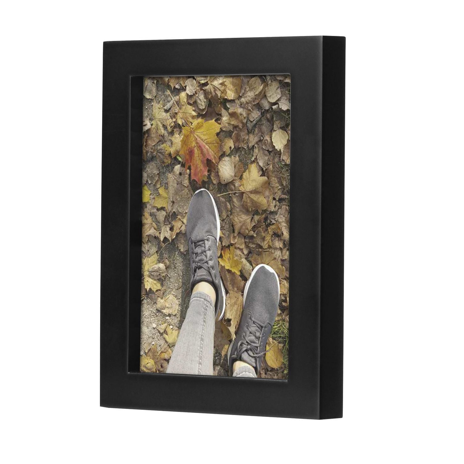 DesignOvation Gallery 8" x 10" Matted to 5" 7" White Picture Frame