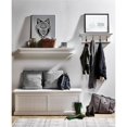 thumbnail image 2 of NovaSolo Halifax Long Floating Wall Shelf in Pure White, 2 of 9