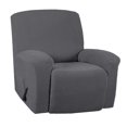 thumbnail image 2 of GUOOL Housse de Fauteuil Inclinable Élastique 1 Pce Antidérapante Douce Housse de Fauteuil Gris, 2 of 9