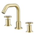 thumbnail image 2 of Ancona Widespread Two-Handle 3-Hole Bathroom Faucet in Brushed Champagne Gold, 2 of 6