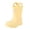 Yellow, variant on Ymyiu Rain Boots for Kids Kids Rain Boots Girls Boots Waterproof Boys Rain Boot Non Slip Rubber Boot Ankle Mud Booties Size 3.5(Black, Big Kids 3.5)