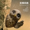thumbnail image 4 of Garden Decor Tree Owl Decor Outdoor Owl Yard Sculpture Resin Owl Statue Tree Decor, 4 of 6