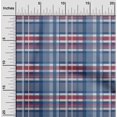 thumbnail image 1 of oneOone Viscose Chiffon Fabric Madras Check Print Sewing Fabric BTY 42 Inch Wide, 1 of 3