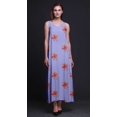 thumbnail image 3 of Bimba Robe Longue Décontractée en Rayonne à Fleurs pour Femme à Bretelles Spaghetti, Maxi d'Été, Robe Soleil - Xxx-Grand, 3 of 5