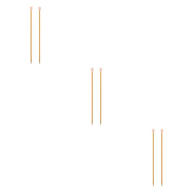 bedienty Color Random Knitting Needles Weaving Needle Handknitting Tool Home Supplies 3.5mm 3Set