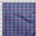 thumbnail image 2 of oneOone Georgette Viscose Fabric Madras Check Decor Fabric Printed BTY 42 Inch Wide, 2 of 3
