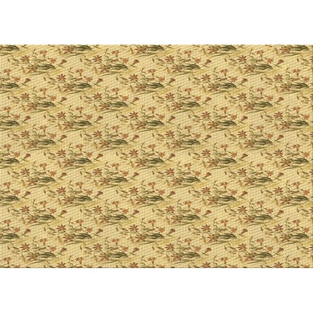 Ahgly Company Tapis d'Intérieur Lavables à la Machine à l'Aide d'Un Rectangle Transitionnel Doré Foncé, 2' x 3'