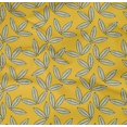 thumbnail image 4 of oneOone Tissu Popeline de Coton Biologique Sergé Imprimé Feuilles 42 Pouces de Large, 4 of 4