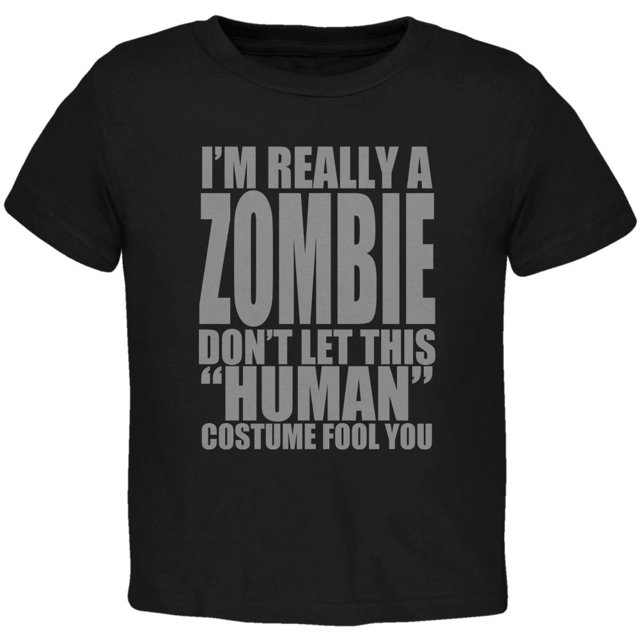 Costume de Zombie Humain Halloween T-Shirt pour Tout-Petit