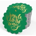 thumbnail image 4 of Inkdotpot Gold Foil Paper Hang Tags Jingle All The Way Christmas Favor Tags 100 Pieces, 4 of 6