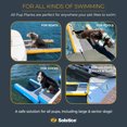 thumbnail image 4 of Solstice Original Inflatable Pup Plank Dog Float Floating Ramp Ladder for Pools, 4 of 9