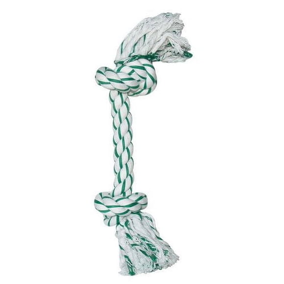Dogit Jouet pour Chien Os en Corde Nouée à la Menthe, Moyen (26 cm/10 Pouces)