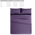 thumbnail image 3 of Four-Piece Bedding Set for Bedroom Home - Microfiber Comforter Cover with Pillowcases Soft Durable Sleep for All Rooms, 3 of 4