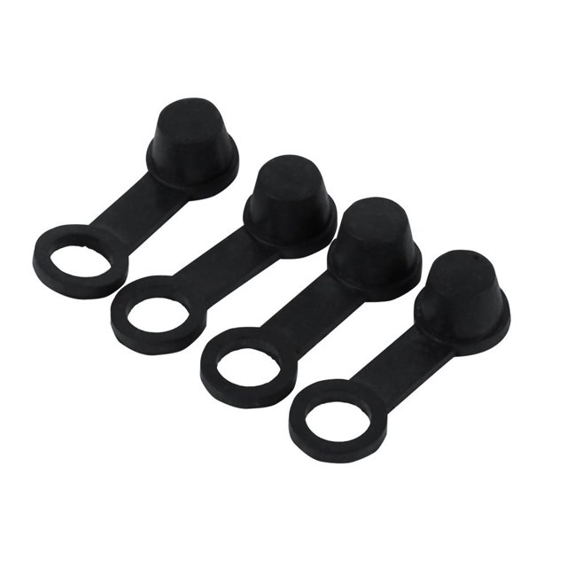 Universal Brake Bleed Nipple Cover, 4 Pcs Durable Dust Cover Replacement, For Cars Motorcycle Vehicle Motorbike