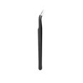 thumbnail image 1 of Precision Elbow Tweezers, Stainless Steel, Curved Tip, Enhanced Grip, for Electronics, Crafts, Jewelry Making, Soldering, Experimental Work Hzhnb | Metal, Black, 1 of 7