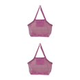 thumbnail image 3 of maskred Versatile Beach Toys Bag Durable Mesh Tote for Poolside Adventures Pink Extra Large 2Set, 3 of 6