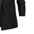 thumbnail image 4 of Men Cardigan Sweaters Solid Color Shawl Collar Long Sleeve Knitted Fall Casual Long Cardigan, 4 of 5