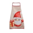 thumbnail image 2 of Todaioua Christmas Printed Apron for Adults with Adjustable Neck & Waist Straps - Waterproof Stain-Resistant Polyester Kitchen Pinafore for Holiday Cooking, Baking Parties, and Festive Home Decor​, 2 of 7