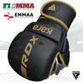 thumbnail image 2 of RDX Gants de Boxe MMA Grappling Muay Thaï Sparring Kickboxing KARA Mat GLDN, P/M, 2 of 7