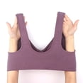thumbnail image 4 of Women‘s Soft Cotton Front Closure Bralette  Floral Print  Wire   Vest Style  Plus Size, 4 of 5
