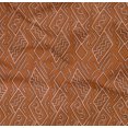 thumbnail image 4 of oneOone Organic Cotton Poplin Twill Fabric Swirl & Geometric Block Decor Fabric Printed BTY 42 Inch Wide, 4 of 4