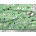 thumbnail image 2 of Soimoi Poly Georgette Fabric Heart,Footprint & Cat Animal Decor Fabric Printed Yard 52 Inch Wide, 2 of 3