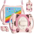 thumbnail image 4 of iPad 10.2 7th 8th Gen, Heavy Duty Rugged Protection Cute Kid-Friendly Case Cover Stand/Shoulder Strap for Apple iPad 10.2, 4 of 5