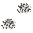 thumbnail image 2 of maskred Fashionable 50Pcs Eye Glasses Spectacle Chain Strap Holder Loop Ends Type A 50 Pcs 2Set, 2 of 6