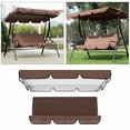 thumbnail image 4 of Lefu Garden Swing Canopy Seats Replacement Set 3 Seats Covers + Swing Canopy Cover, 4 of 8