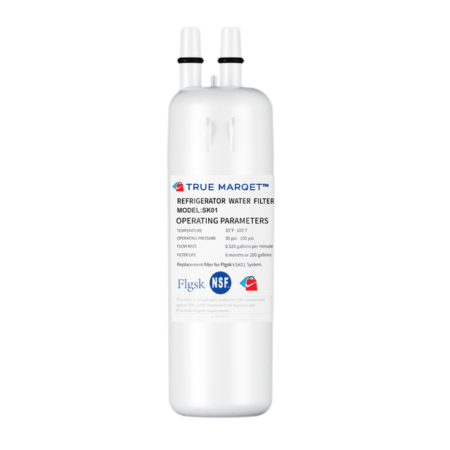 Flgsk SK01 Filtre à Eau de Réfrigérateur, Compatible avec Whirlpool, KitchenAid, Kenmore