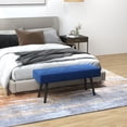thumbnail image 2 of HOMCOM 39" End of Bed Bench, Upholstered Entryway Bench for Living Room, 2 of 10