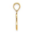 thumbnail image 2 of Diamond2Deal 14K Yellow Gold Script Letter S Initial Pendant for Women (L- 0.59inch, W- 0.31inch), 2 of 6