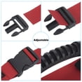 thumbnail image 4 of Unique Bargains Carrying Strap with Handle, 2 Pack Adjustable Nylon Belt for Moving Boxes Grocery Luggage, Red, 4 of 5