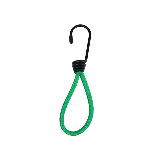 2pcs Tent Elastic Rope Fixing Outdoor Bungee Fixing Cords Cord with Hook Durable Camping Fastener Stretch Ropes Tent Accessories Strong Bearing Capacity Green