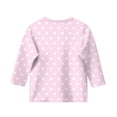 thumbnail image 4 of COM1950s Chemises pour Filles, Mode Enfant Couleur Unie Manches 3/4 Col Rond Hauts/chemise, 4 of 8