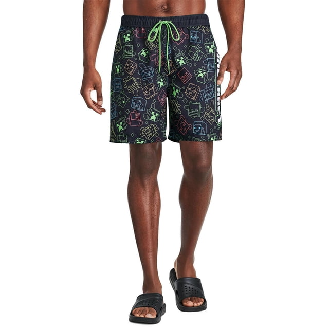 Short de bain Minecraft pour hommes