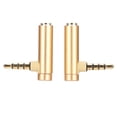 thumbnail image 3 of Stereo Connector, Aluminum Alloy Shell Audio Cable Jack, Durable Digital Cameras For Mobile Phones Laptops Desktops Black,Gold,Blue, 3 of 8