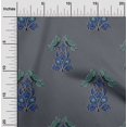 thumbnail image 1 of oneOone Cotton Poplin Fabric Leaves|Bird & Floral Block Printed Fabric 1 Yard 42 Inch Wide, 1 of 4