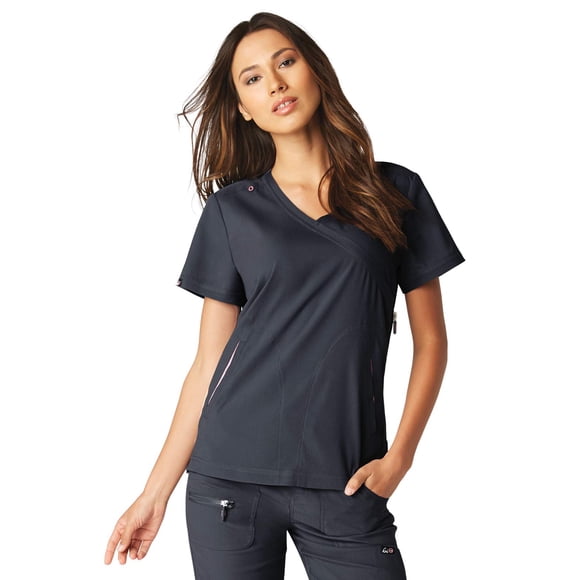 KOI lite 316 Women's Philosophy Scrub Top Charcoal M