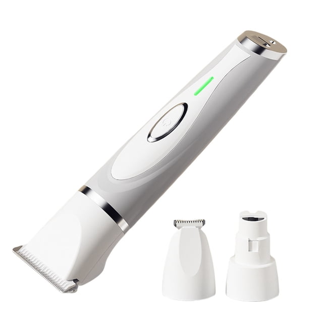 Low Noise Rechargeable Cordless Pet Grooming Clipper Trimmer Kit with Multiple Attachments for Efficient Cat Hair and Nail Care