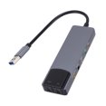 thumbnail image 1 of Carte Son Externe USB, Adaptateur Son Compact avec Disque CD pour PC Ordinateur, 1 of 7