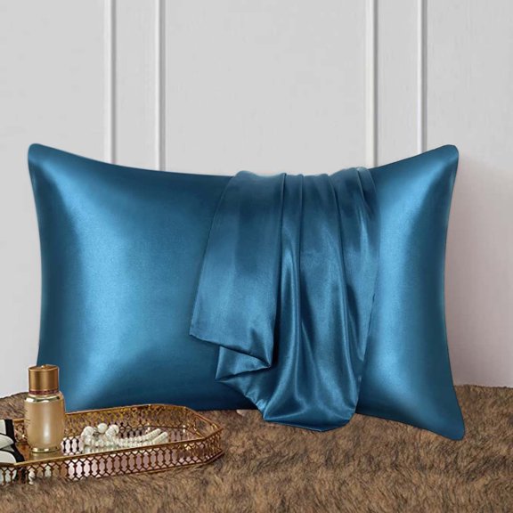 Satin Pillowcase For Hair And Skin Pillowcases Standard Size And Soft Satin Pillow Covers 1 Pack 20x30 Inches