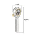 thumbnail image 2 of Unique Bargains 2pcs POS5 Rod End Bearing 5mm Bore Self-lubricated M5x0.8 Left Hand Male Thread, 2 of 6