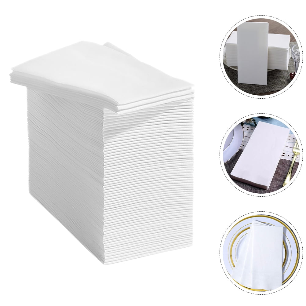 OULII guest towels White Paper Disposable 100pcs Party Hosts