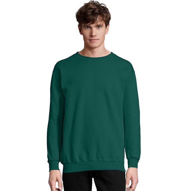 Hanes Chandail Molletonné à Col Rond Épais en Coton Ultime pour Hommes - F260