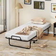 thumbnail image 2 of Costway Lit Pliant avec Matelas 74 Pouces x 31 Pouces Format Couchette Lit d'Appoint Roulant Gain de Place, 2 of 10